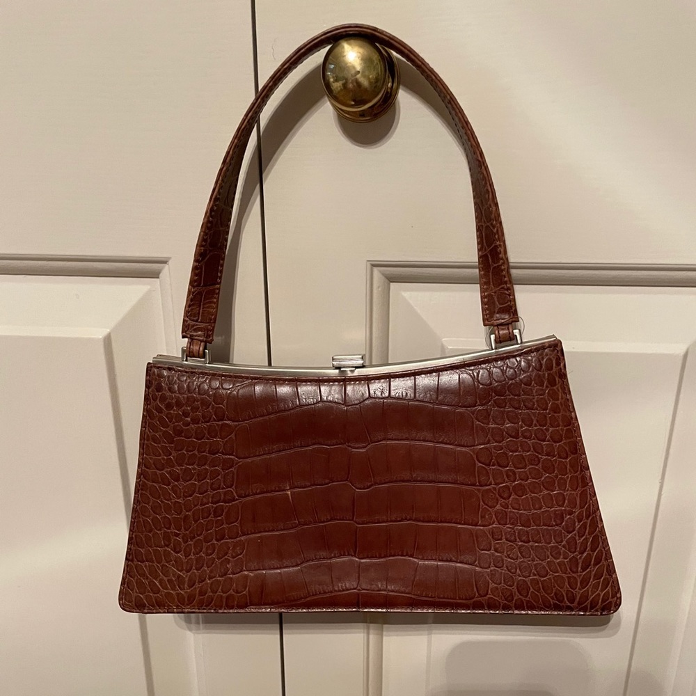 Elaine Turner brown leather handbag - Picture 2 of 11